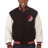 Portland-Trail-Blazers-Domestic-Black-Wool-Leather-Jacket-LeatherMoto