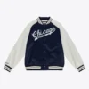 Primetime-Lightweight-Satin-Jacket-Chicago-White-Sox leather moto 1