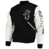 Pro-Standard-Black-White-Chicago-White-Sox-Varsity-Logo-Jacket-leather moto 1