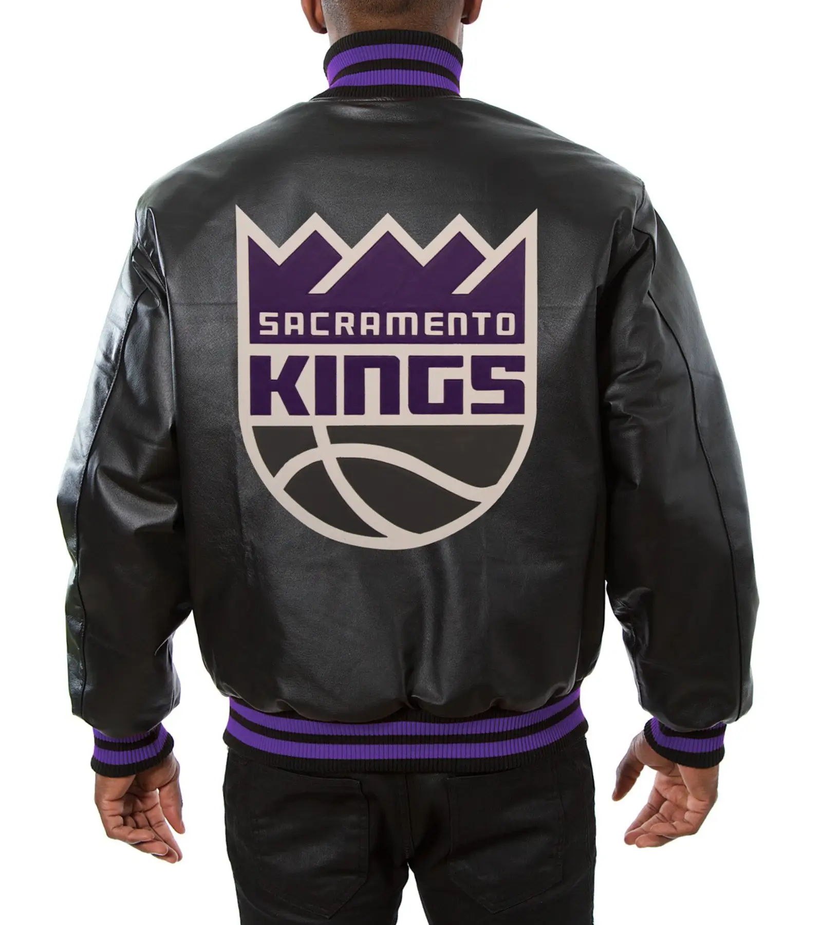 Sacramento-Kings-Domestic-Team-Black-Leather-Jacket-LeatherMoto