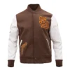 San-Diego-Padres-Classic-Logo-Brown-White-Varsity-Jacket-LEATHER MOTO 2
