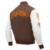 San-Diego-Padres-Classic-Logo-Brown-White-Varsity-Jacket-LEATHER MOTO 3