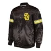 San-Diego-Padres-Satin-Brown-Varsity-Jacket-LEATHER MOTO 1