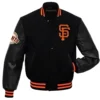 San-Francisco-Giants-Letterman-Black-Wool-Leather-Varsity-Jacket-LEATHER MOTO 1