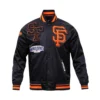 San-Francisco-Giants-Mashup-Black-Satin-Varsity-Jacket-LEATHER MOTO 2