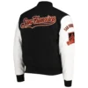San-Francisco-Giants-Pro-Standard-Logo-Black-White-Varsity-Jacket-leather moto 2