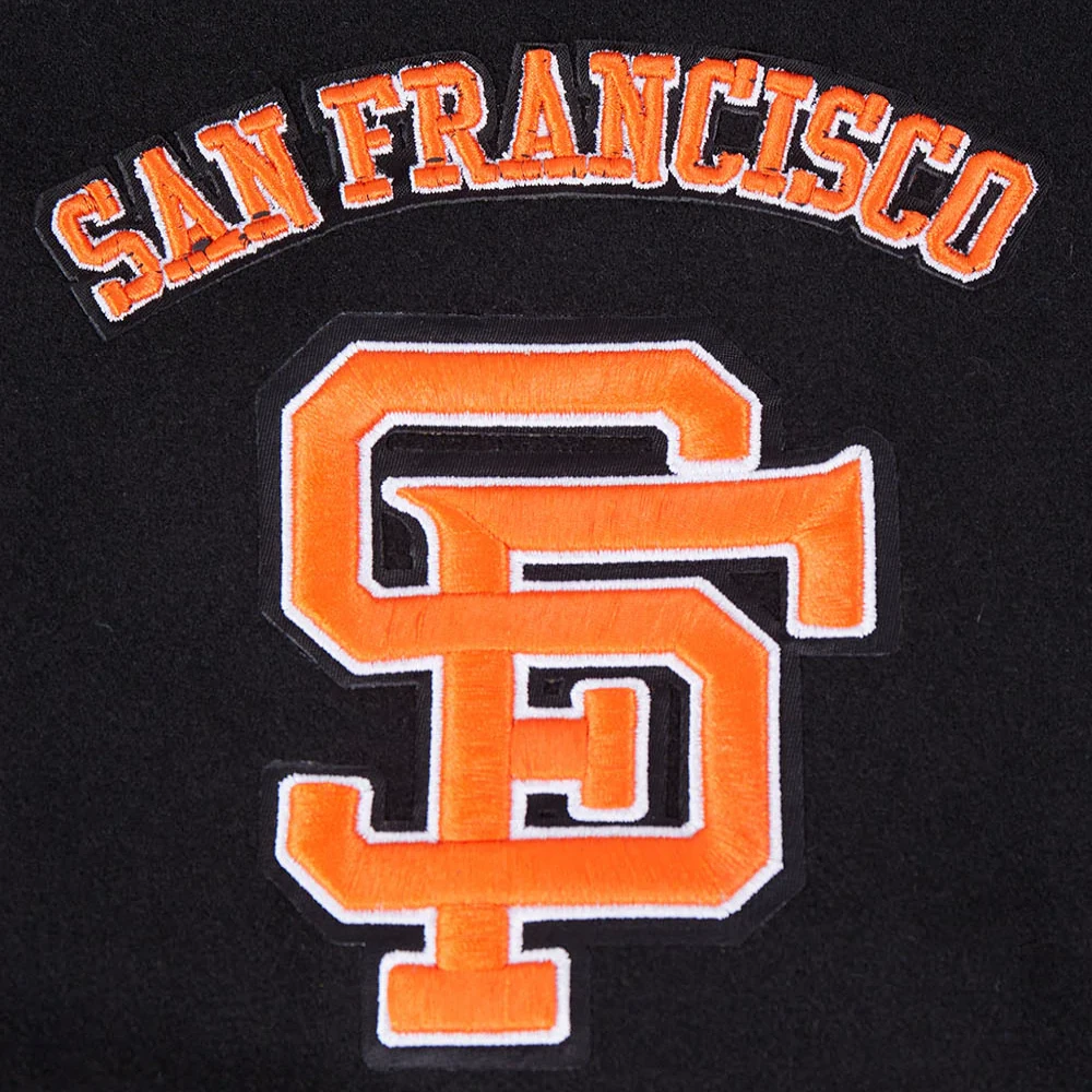 San-Francisco-Giants-Pro-Standard-Retro-Classic-Black-Varsity-Jacket-leather moto 6