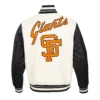 San-Francisco-Giants-Pro-Standard-Retro-Classic-White-Black-Varsity-Jacket-leather moto 4