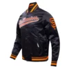 San-Francisco-Giants-Script-Tail-Black-Satin-Varsity-Jacket-leather moto 1