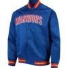 San-Francisco-Warriors-Hardwood-Classics-75th-Anniversary-Full-Snap-Satin-Royal-Blue-Jacket-1