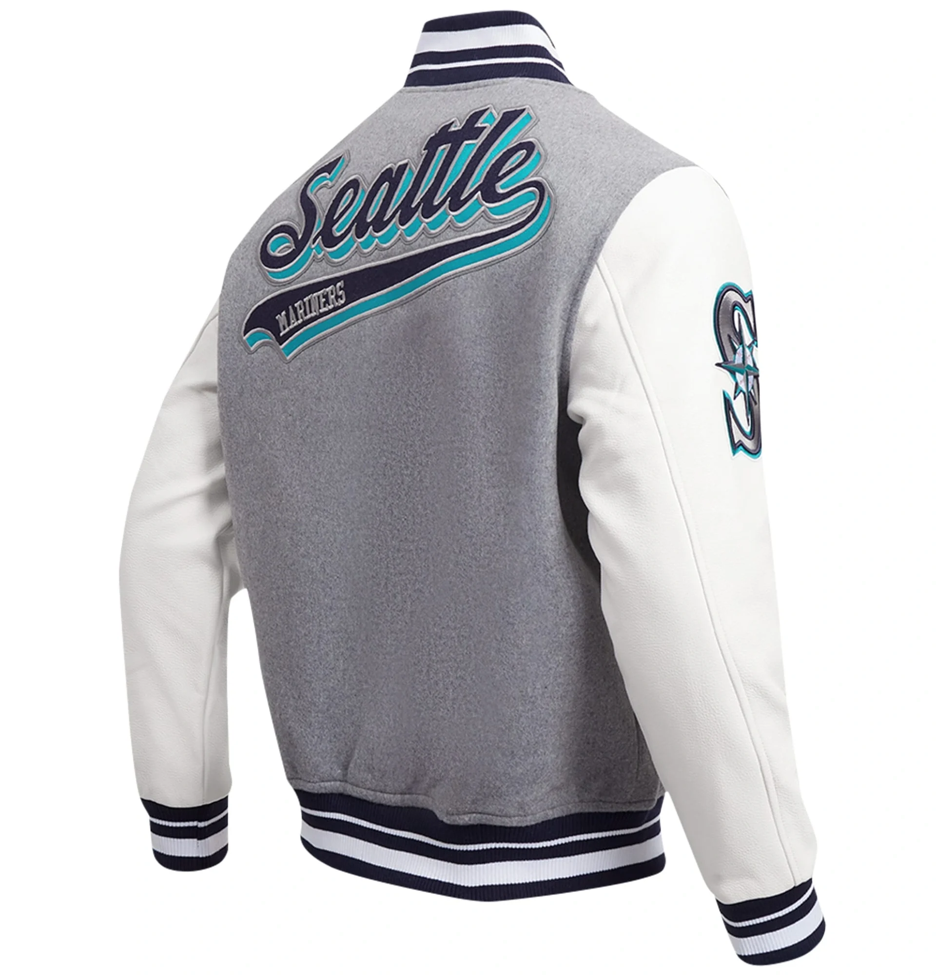 Seattle-Mariners-Pro-Standard-Script-Tail-Wool-Leather-Varsity-Jacket-leather moto 2