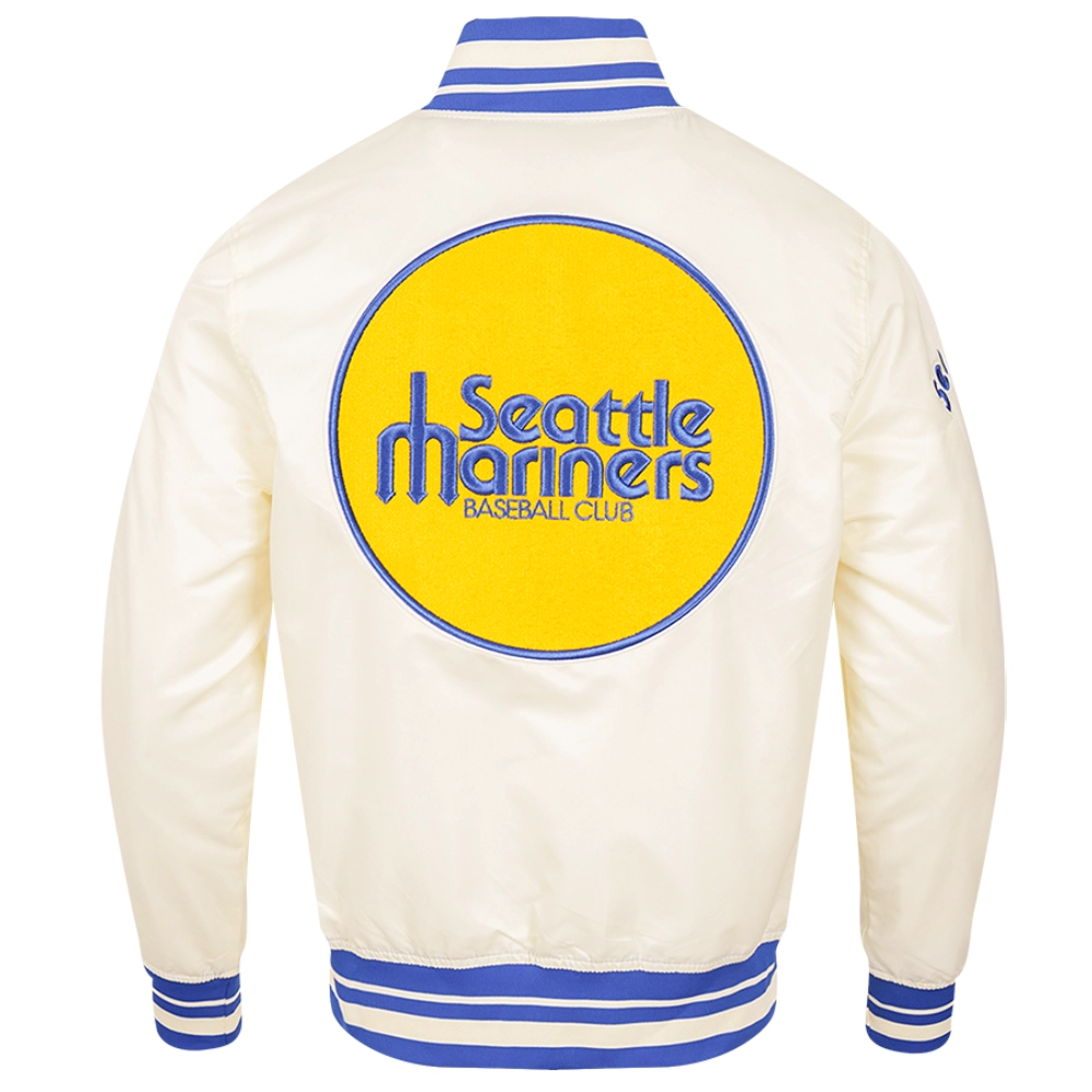 Seattle-Mariners-Retro-Classic-Ribbed-Knitted-Full-Snap-Satin-Varsity-Jacket-leather moto 2