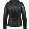 Silver Strike Women's Black Leather Jacket (5)