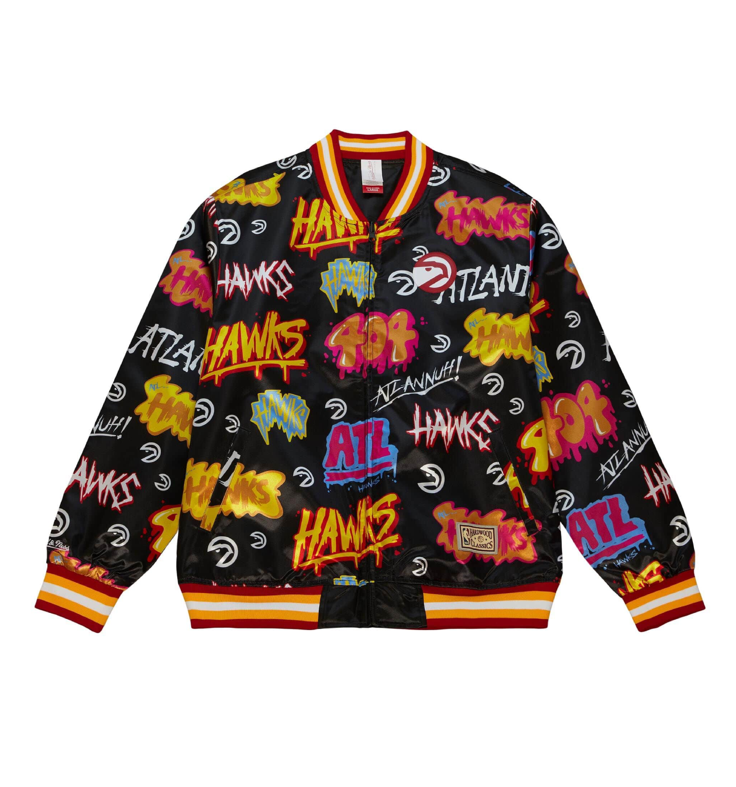 Slap-Sticker-Reversible-Jacket-Atlanta-Hawks-LeatherMoto