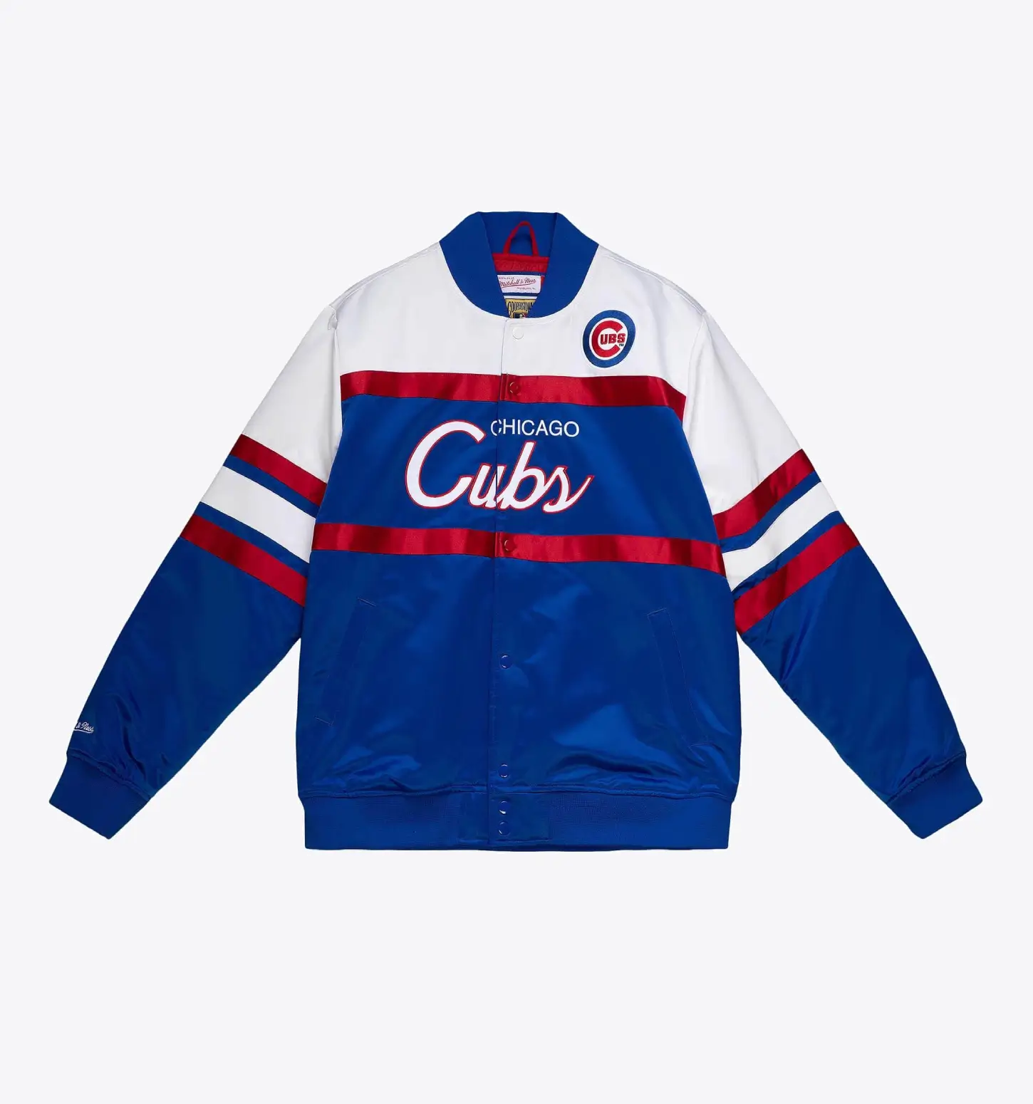 Special-Script-Heavyweight-Satin-Jacket-Chicago-Cubs leather moto 1