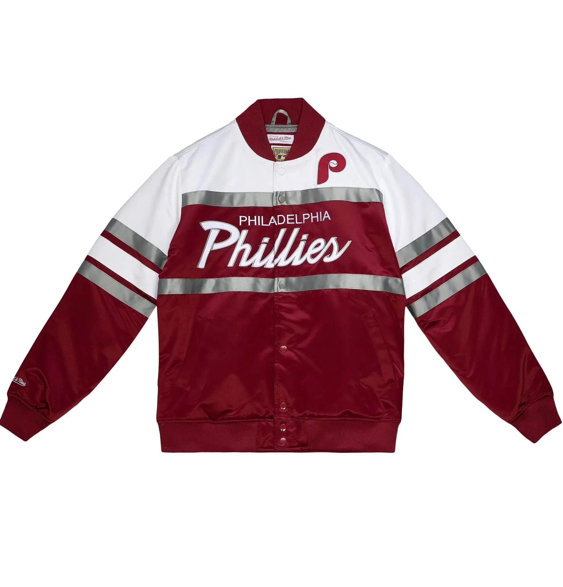 Special-Script-Heavyweight-Satin-Jacket-Philadelphia-Phillies-LEATHER MOTO 1