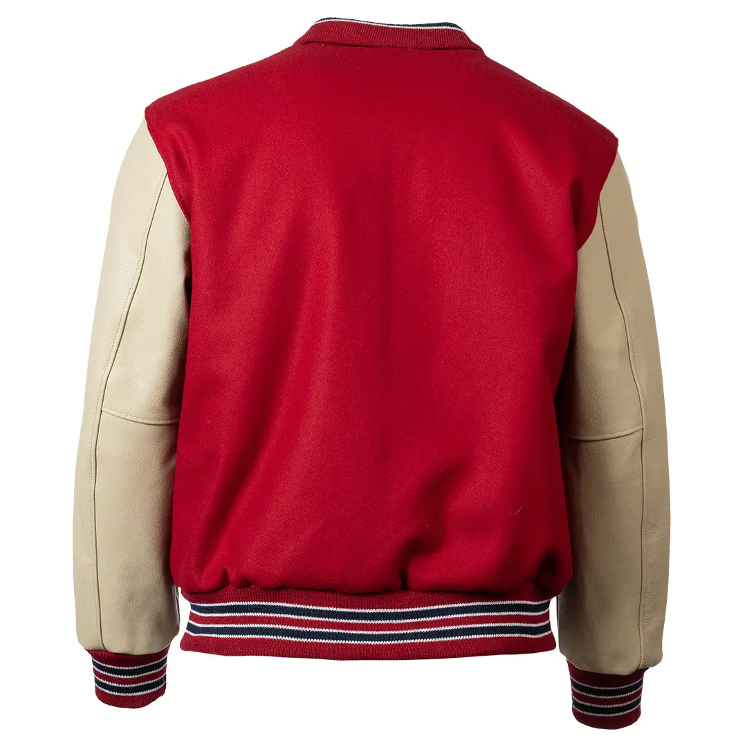 St.-Louis-Cardinals-1950-Authentic-Red-Wool-Leather-Varsity-Jacket-LEATHE RMOTO 2