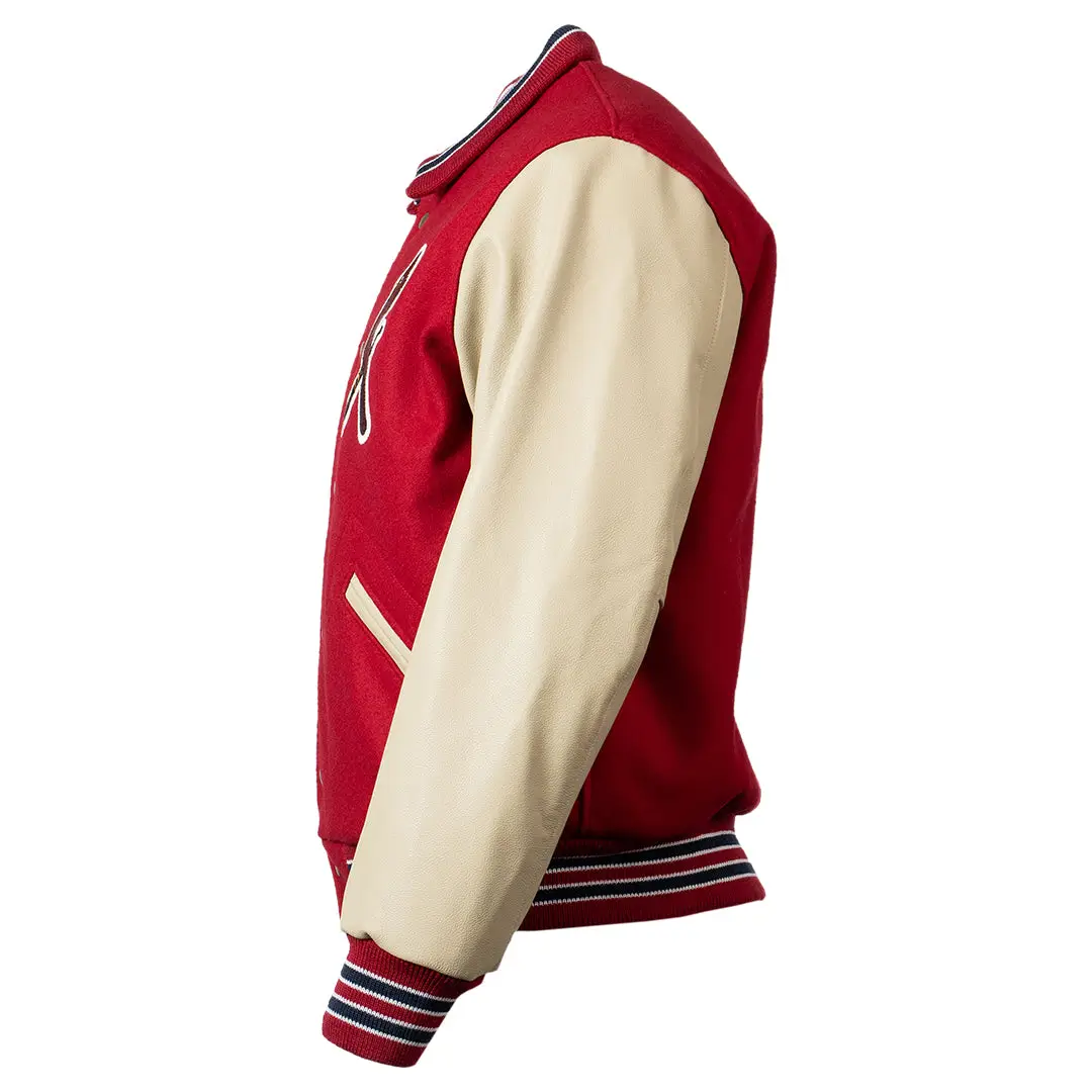 St.-Louis-Cardinals-1950-Authentic-Red-Wool-Leather-Varsity-Jacket-LEATHE RMOTO 3
