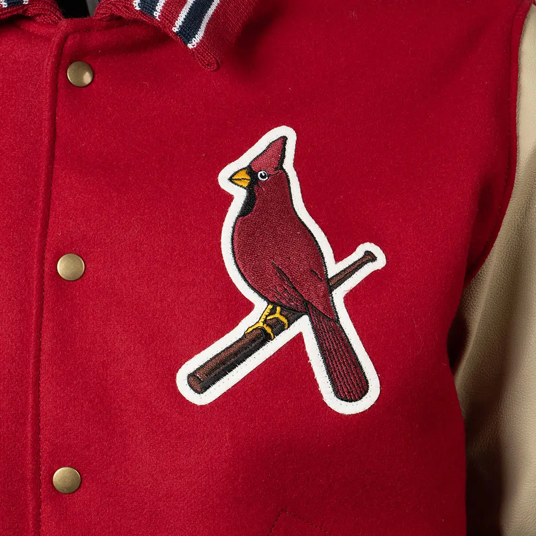 St.-Louis-Cardinals-1950-Authentic-Red-Wool-Leather-Varsity-Jacket-LEATHE RMOTO '4