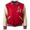 St.-Louis-Cardinals-1950-Authentic-Red-Wool-Leather-Varsity-Jacket-LEATHER MOTO 1
