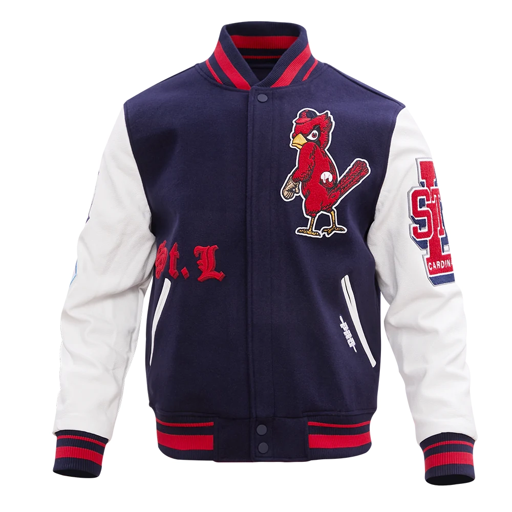 St.-Louis-Cardinals-Logo-Pro-Standard-Old-English-Varsity-Jacket-LEATHER MOTO 2