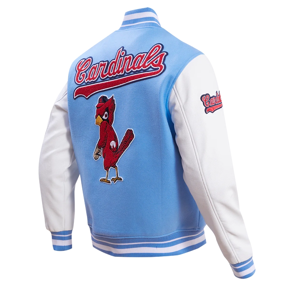 St.-Louis-Cardinals-Logo-Pro-Standard-Retro-Classic-Blue-White-Varsity-Jacket-LEATHER MOTO 3