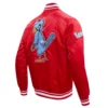 St.-Louis-Cardinals-Pro-Standard-Retro-Classic-Red-Satin-Varsity-Jacket-LEATHER MOTO 3