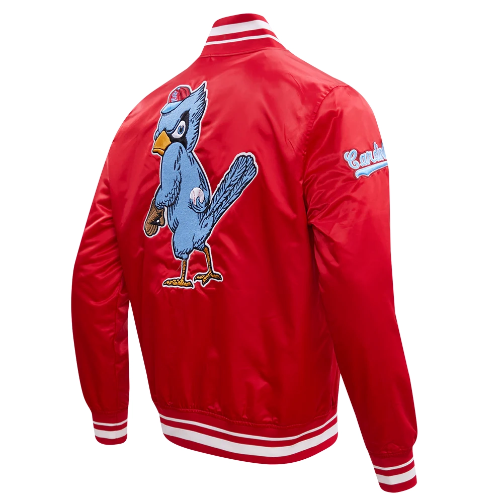 St.-Louis-Cardinals-Pro-Standard-Retro-Classic-Red-Satin-Varsity-Jacket-LEATHER MOTO 3