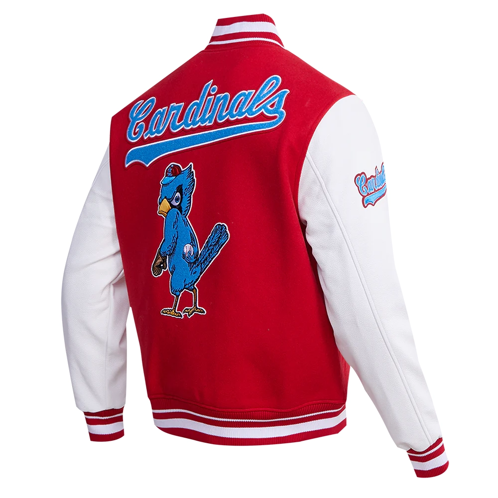 St.-Louis-Cardinals-Pro-Standard-Retro-Classic-Red-White-Varsity-Jacket-LEATHER MOTO 3