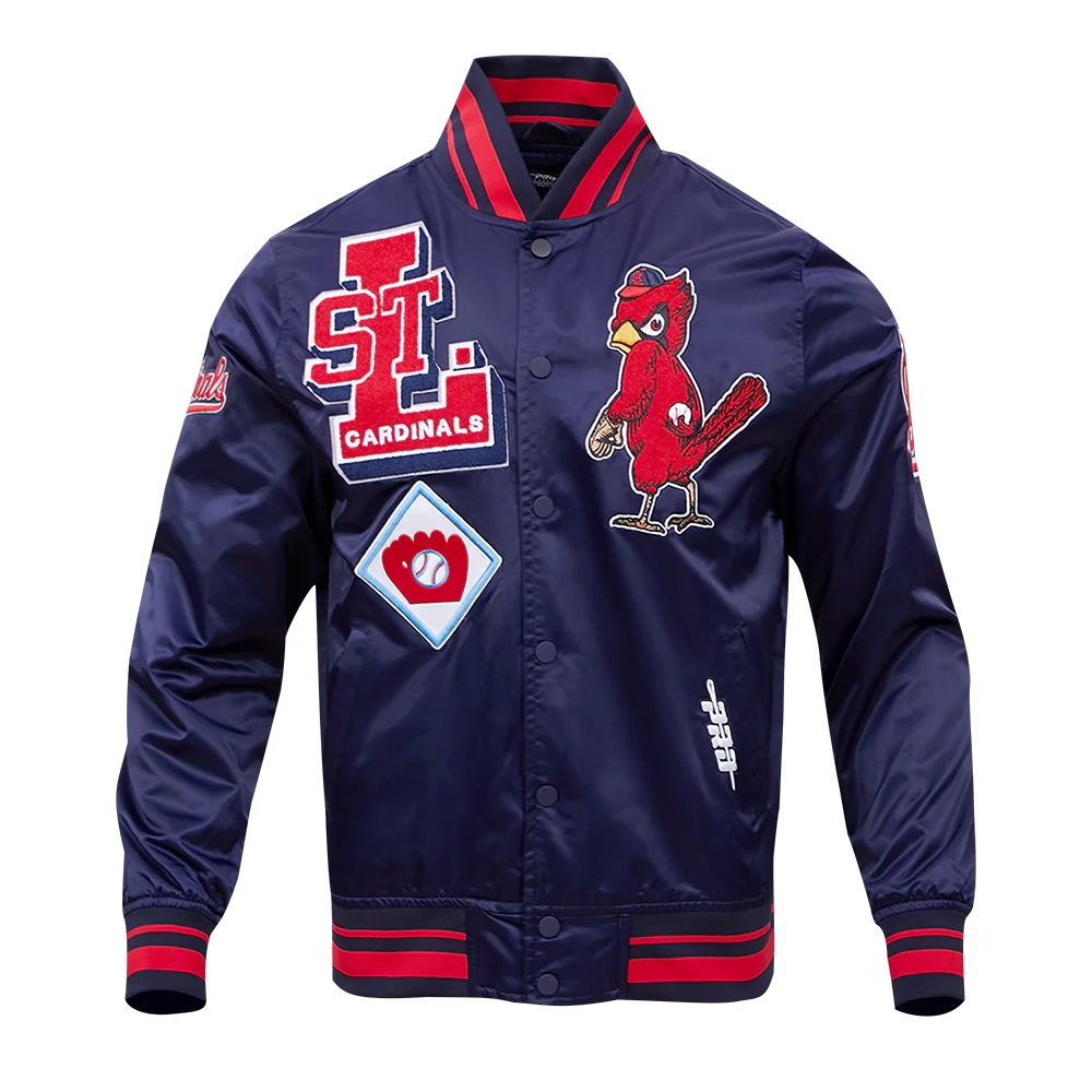 St.-Louis-Cardinals-Pro-Standard-Retro-Mashup-Navy-Satin-Varsity-Jacket-LEATHER MOTO 2