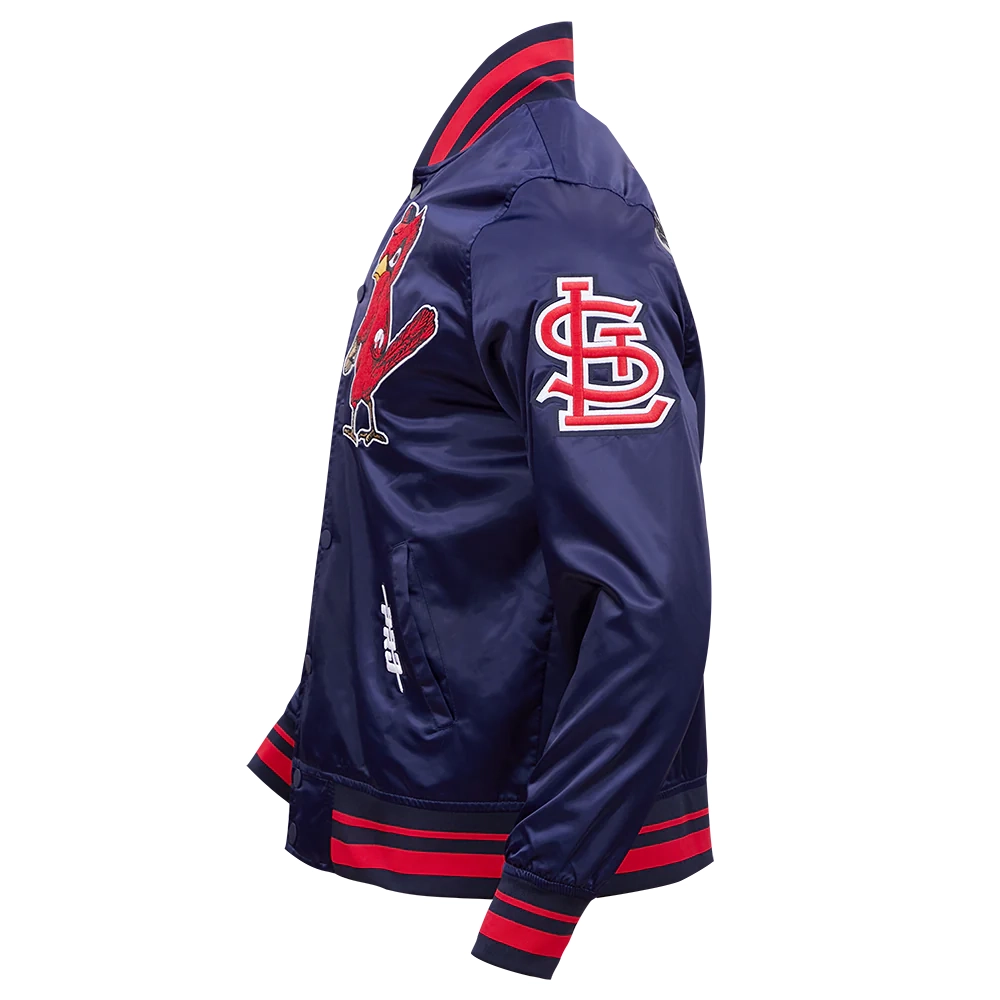 St.-Louis-Cardinals-Pro-Standard-Retro-Mashup-Navy-Satin-Varsity-Jacket-LEATHER MOTO 3