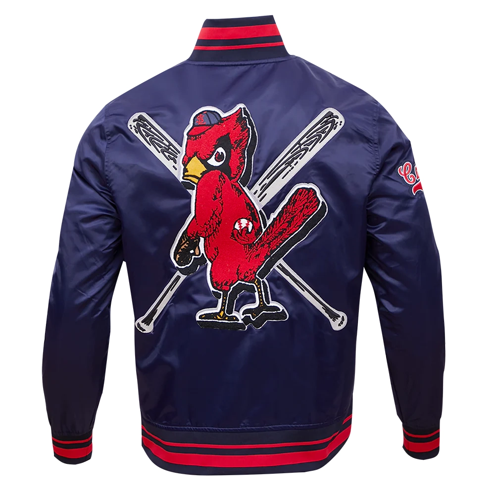 St.-Louis-Cardinals-Pro-Standard-Retro-Mashup-Navy-Satin-Varsity-Jacket-LEATHER MOTO 5