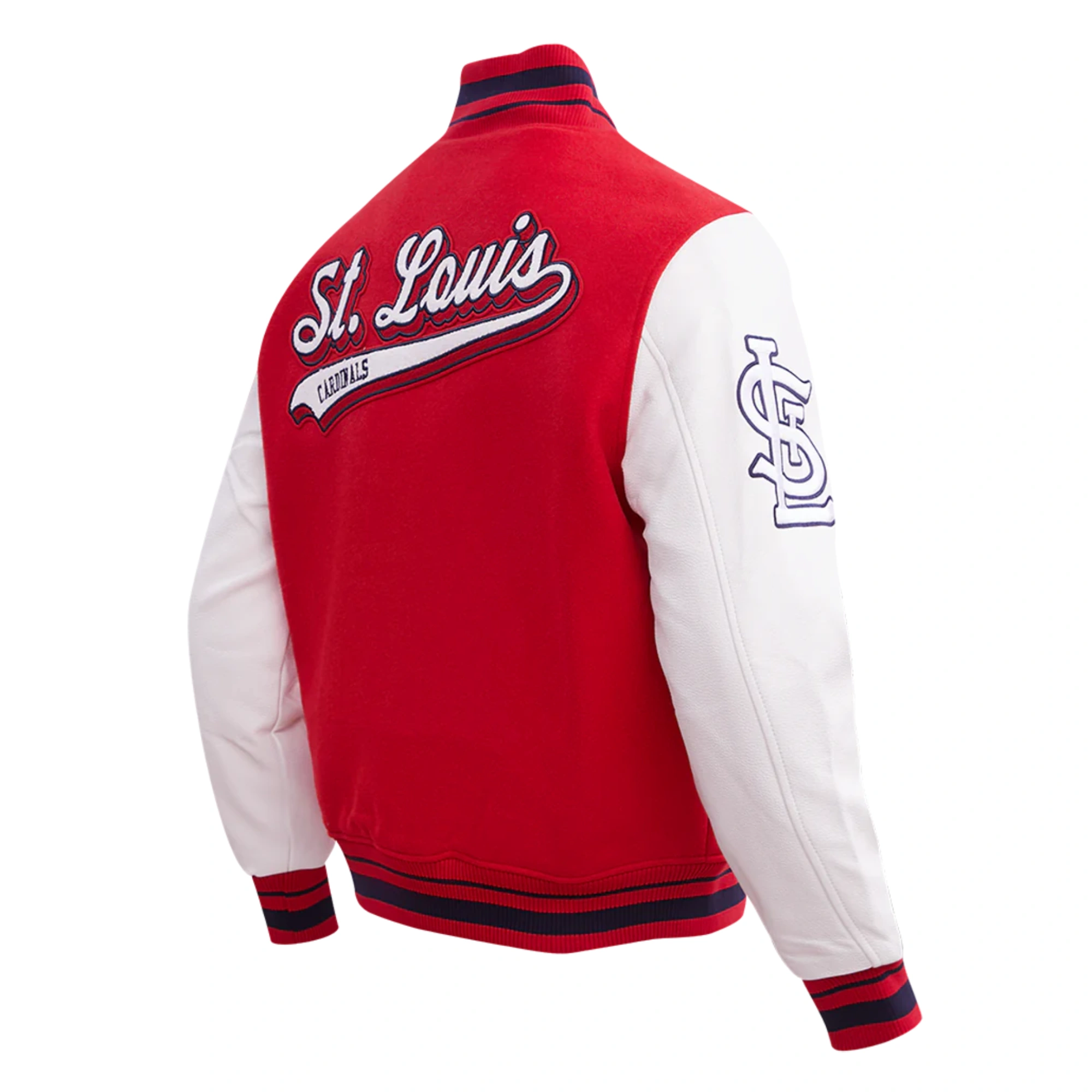 St.-Louis-Cardinals-Pro-Standard-Script-Tail-Wool-And-Leather-Varsity-Jacket-leather moto 3