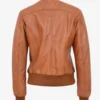 Storm Queen Women's Black Diamond Quilted Leather Bomber Jacket (2)