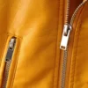 Sunburst Slim Yellow Motorcycle Jacket – Bold Leather Style (2)