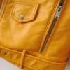 Sunburst Slim Yellow Motorcycle Jacket – Bold Leather Style (4)