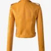 Sunburst Slim Yellow Motorcycle Jacket – Bold Leather Style (6)