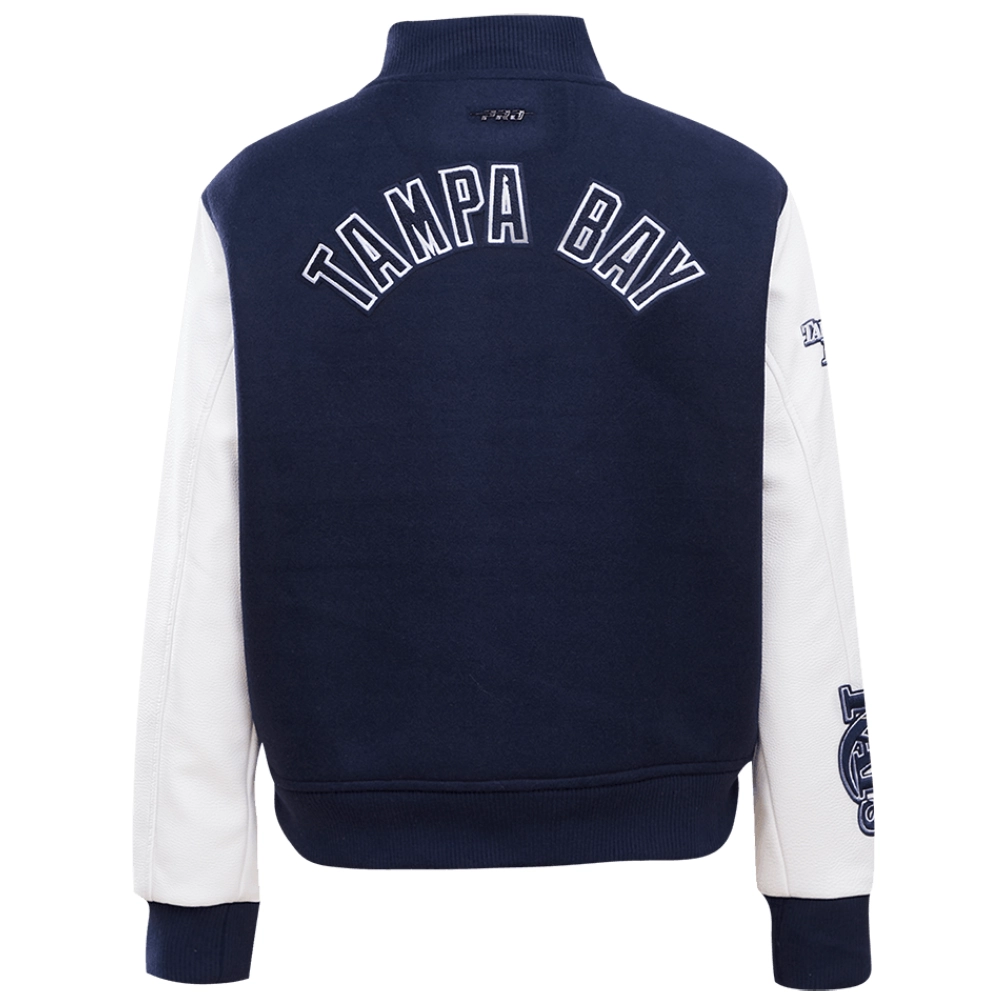 Tampa-Bay-Rays-Pro-Standard-Ribbed-Knitted-Wool-Faux-Leather-Varsity-Jacket-1-1