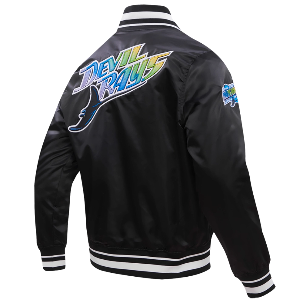 Tampa-Bay-Rays-Pro-Standard-Satin-Varsity-Black-Jacket-2-1
