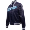 Tampa-Bay-Rays-Pro-Standard-Script-Tail-Full-Snap-Satin-Varsity-Jacket-leather moto 3