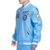 Tampa-Bays-Rays-Pro-Standard-Crest-Emblem-Wool-Leather-Varsity-Jacket-leather moto 4
