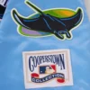 Tampa-Devil-Rays-Pro-Standard-Full-Snap-Satin-Varsity-Jacket-leather moto 3