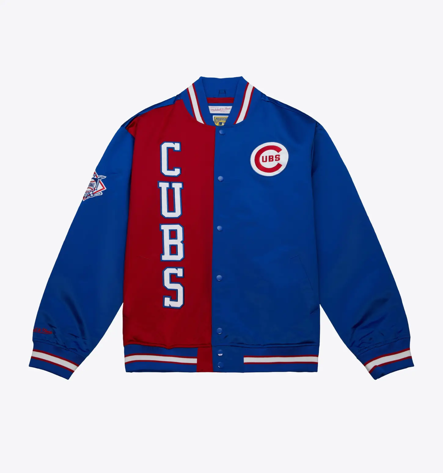 Team-OG-2.0-Lightweight-Satin-Jacket-Chicago-Cubs leather moto 1