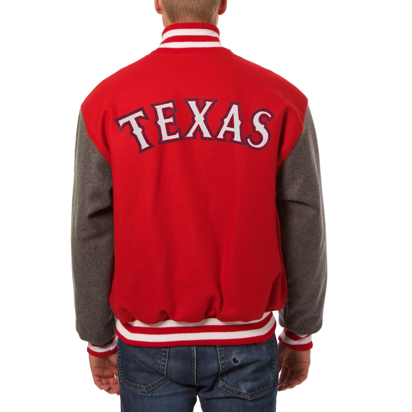Texas-Rangers-Baseball-Team-Players-Wool-Varsity-Jacket-Red-Gray-LEATHER MOTO 2