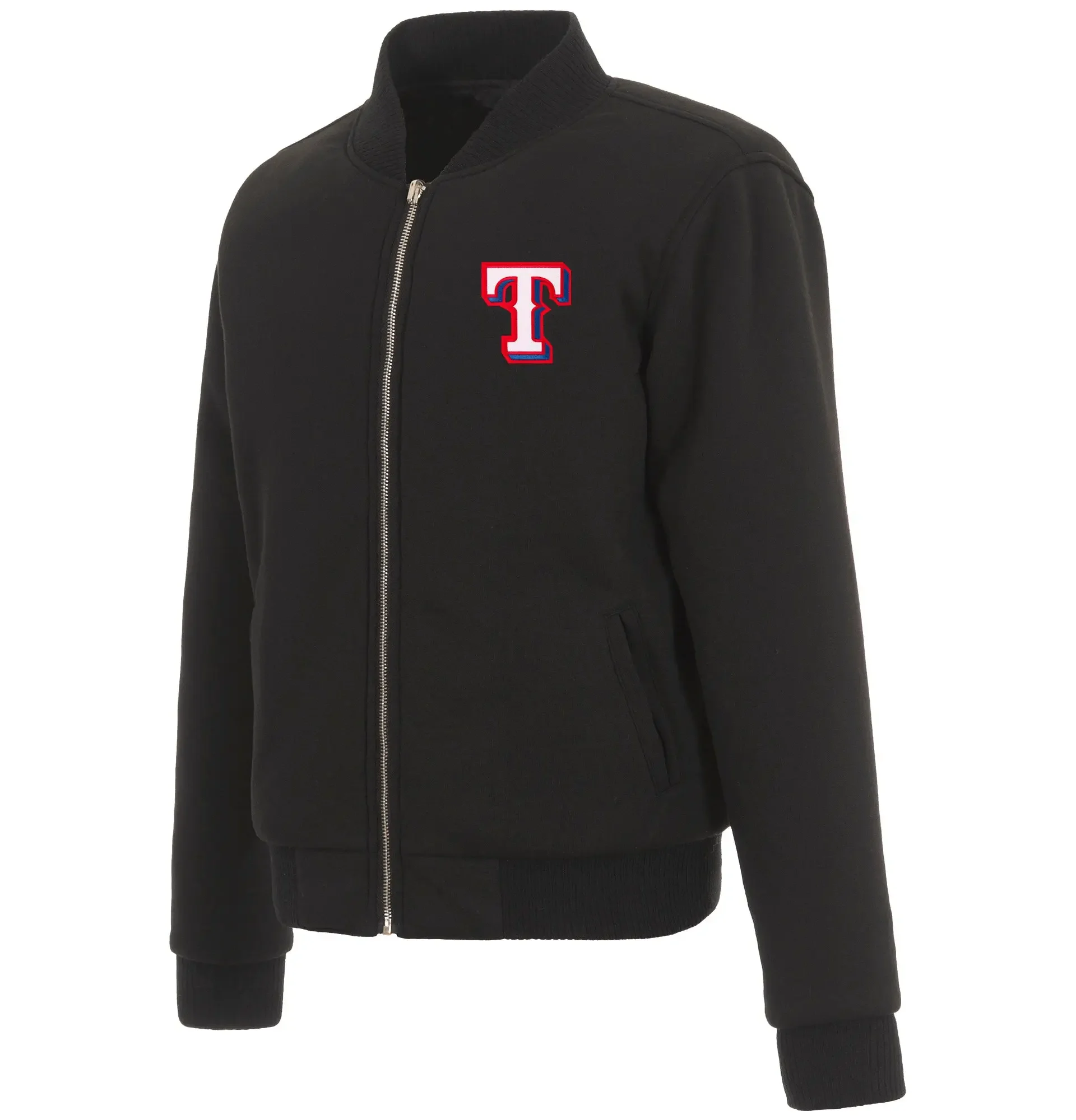 Texas-Rangers-Classic-Rib-Black-Wool-Varsity-Jacket-LEATHERM O1