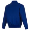 Texas-Rangers-Classic-Rib-Full-Snap-Satin-Varsity-Jacket-LEATHER MOTO 2