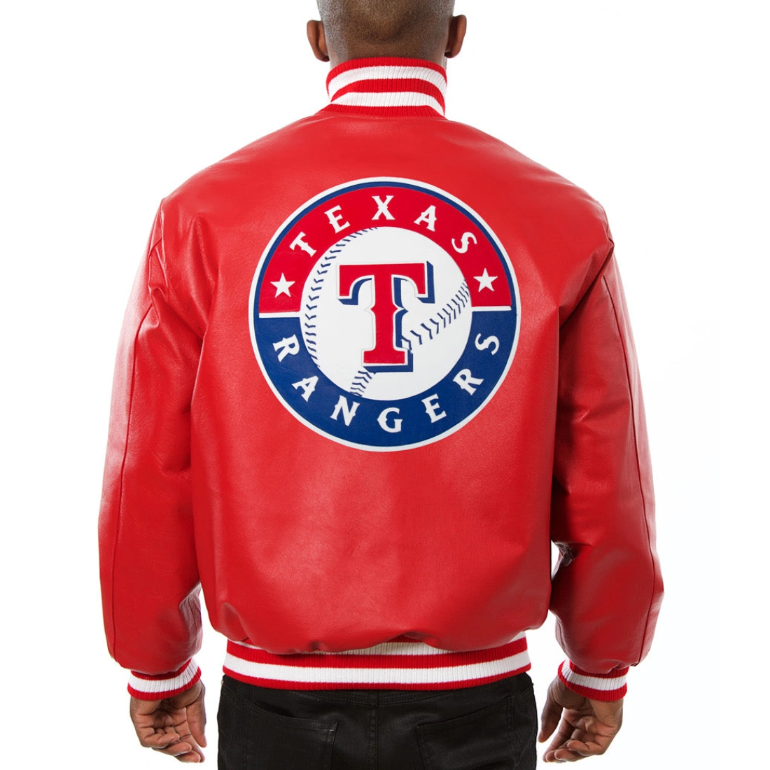 Texas-Rangers-Classic-Ribbed-Knitted-Red-Leather-Jacket-leather moto 2