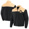 Texas-Rangers-Darius-Rucker-Full-Zip-Bomber-Varsity-Jacket-Black-Tan-leather moto 3