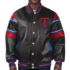 Texas-Rangers-Full-Snap-Black-Leather-Varsity-Jacket-leather moto 3