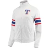 Texas-Rangers-G-III-4Her-by-Carl-Banks-White-Game-Full-Zip-Track-Varsity-Jacket-leather moto 1